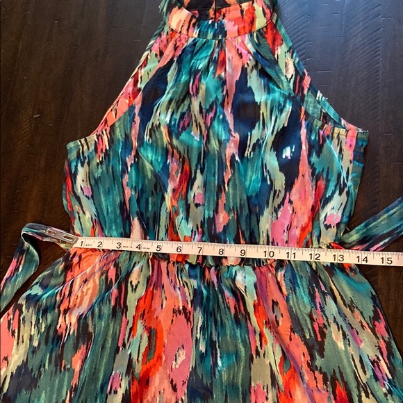 Multicolor Halter Neck Dress. Size 6, New! - Picture 7 of 14